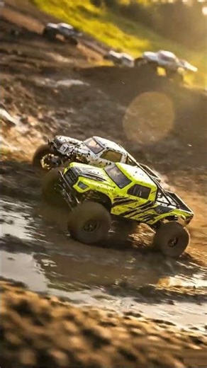50 mini RC cars racing in mud #racing #rccar #offroad #mud