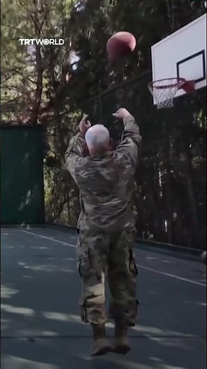Syria’s Sharaa plays basketball with US military personnel ahead of Trump meeting
