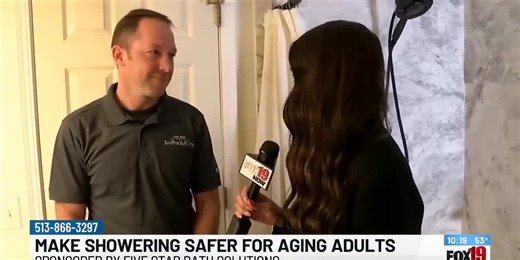 Safer showers for aging adults