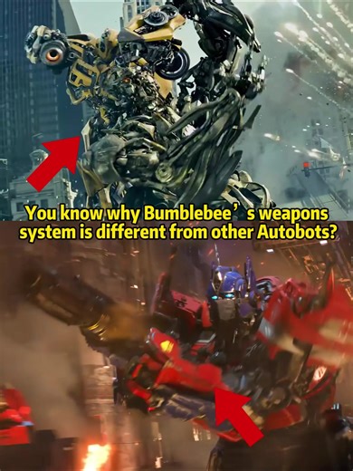 You know why Bumblebee’s weapons system is different from other Autobots#usa #transformers #optimusprime #hound