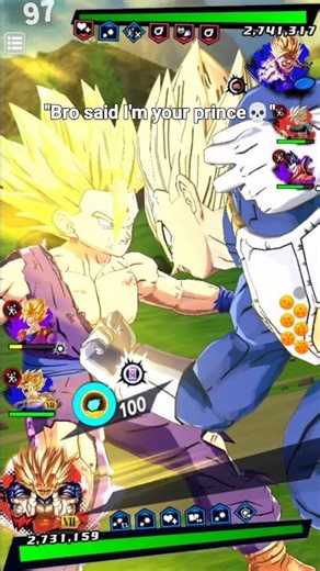 "Zenkai LF Super Vegeta One Shot LF Revival SSJ2 Gohan😈💥" #dragonballlegends #dblegends #shorts