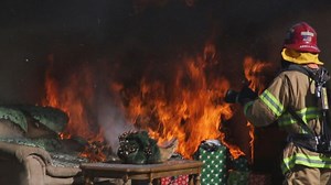 Christmas tree fire safety