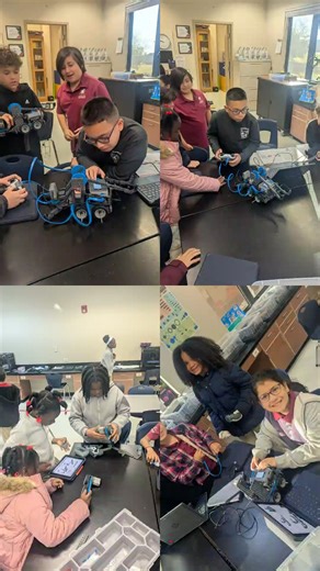 Four Corners Charter School on Instagram: "The VEX Robot Soccer League Has Launched! Students have officially kicked off an amazing hands-on robotics project where they are working in teams to code and compete with VEX robots in a Soccer League! Grades 3–5 are building and coding robots using Python. Grades K–2 are choosing pre-built robots and coding them using block commands. Students are practicing, problem-solving, testing, and improving every day as they prepare for grade-level competitions