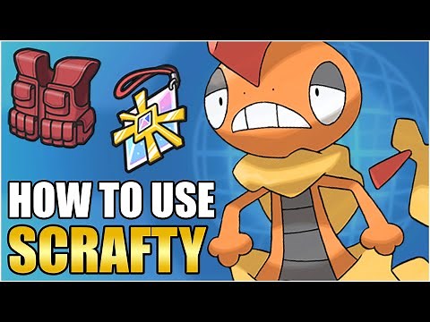Best Scrafty Moveset Guide - How To Use Scrafty Competitive VGC Mega Pokemon Scarlet and Violet