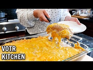 How to make Baked BEANS Enchilada Casserole | Enfrijoladas al Horno | Mexican Casserole Recipe
