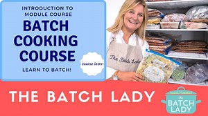 Here is a quick intro to the batch cooking course that will run over the next 8 weeks, the course has 17 modules and will take you through everything you need to know about Batching. Module one starts on Thursday and will be looking at what equipment you need to get started, what's the best bags, best size dishes and best size pots. Don't worry if you miss a module you can go back through facebook or head to the learn section of the website to find any you have missed. | The Batch Lady