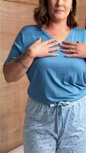 SHORT DOLL AZUL ATALAIA SHORT ESTAMPA POA PLUS SIZE