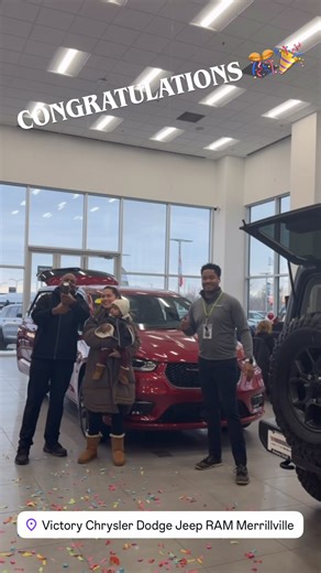 Congrats Tyrel! It’s awesome when we can help good friends and family into a new vehicle. | Victory Chrysler Dodge Jeep RAM Merrillville