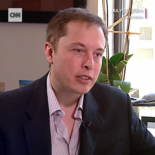 99K views · 2.5K reactions | In a 2004 interview with CNN, SpaceX founder Elon Musk explained how he could work with NASA and his vision at the time for "a new era of space exploration" https://cnn.it/2XYEm3p | CNN Business | Facebook