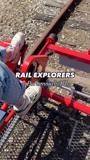 2.2K views · 19 reactions | Rail Explorers USA returns to the tracks for another unforgettable season in Portsmouth, RI thisweekend! Choose from six (6) iconic tours, ride tandem or quad custom-built, pedal-powered, rail bikes on tracks alongside Narragansett Bay ️ Are you in? Send this to your pedal partner now  #TheClassicCoast | Discover Newport | Facebook