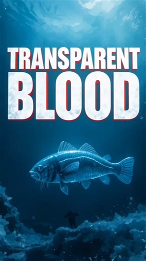 The Fish With See-Through Blood!? 😱 | Meet Antarctica's Icefish #facts #deepsea #ocean