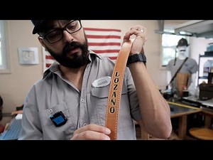 Best Firefighter Radio Strap EVER! Natural Vegetan Leather