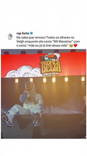 1.8K views · 13 reactions | Simplesmente Veigh, o novo rapper mais ouvido do Spotify Brasil  | Rap Forte | Facebook