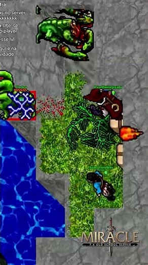 A HYDRA NO TIBIA 7.4 #tibia #mmorpg #gameplay
