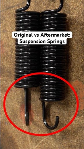 Aftermarket vs Original: Suspension Springs