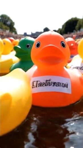 "Thousands of Rubber Ducks Racing for $10,000!"