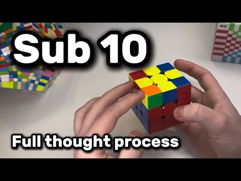 In Depth Sub 10 Example Solves (3x3 Rubik’s Cube)
