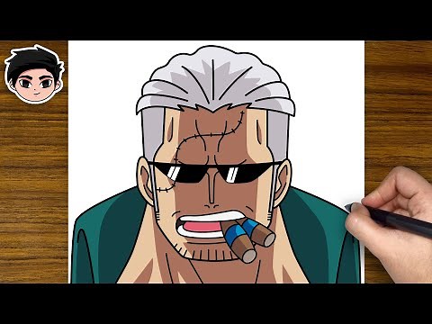 How to Draw SMOKER from One Piece | Easy Step-by-Step