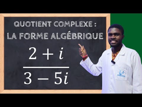 Simplifier un Quotient de Nombres Complexes : Méthode Algébrique