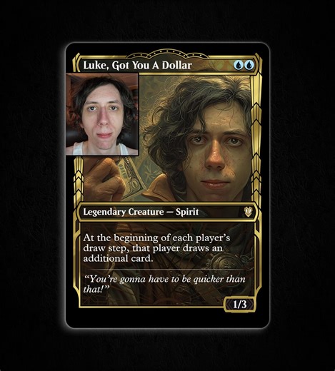 Custom MTG Card With Your Portrait | Personalized Magic the Gathering Card | Commander EDH Gift - Etsy