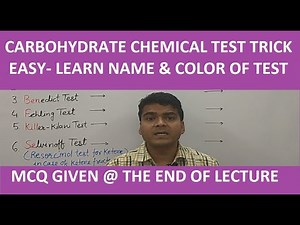 Carbohydrate Chemical Test | Tricks for identification test of Carbohydrate | Pharmacognosy GPAT MCQ