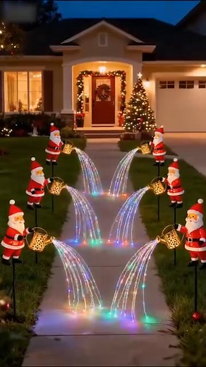 Find beautiful lighting ideas for house exteriors and outdoor spaces. | Magical Holiday Light Shows