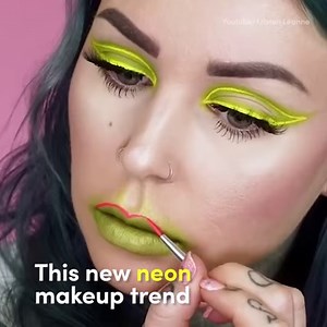 1M views · 130 reactions | This new neon makeup trend is seriously ✨...