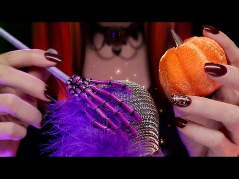ASMR Brain Melting Spooky Triggers for Deep Sleep (No Talking & Ambient Music) 👻🎃