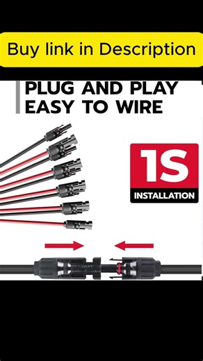 10 Solar Parallel Connector for 5 Solar Panels