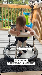 Jackson on Instagram: "Paper towel, yogi and grass. #nemalinemyopathy #fy #tubefed #gtube #amc #arthrogryposis #toddler #2years #smart #alldone #grass #fyp #miracle #neuromusculardisease #water #toddlersoftiktok #papertowel #grass #toddlermom #disability #nemalinemyopathyawareness #fyp"