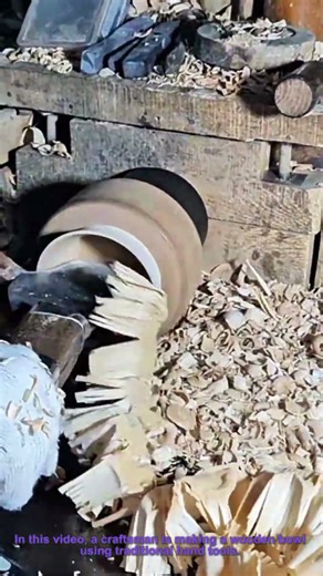 Traditional Wooden Bowl Making by Hand - Timeless Woodworking Craft