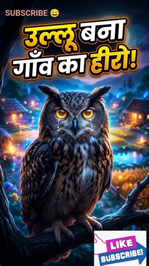 Owl Kya Ban gya??🤔😅🦉🦉🦸‍♂️ #owl#birds#shortvideo#ytshorts#reels#aivideo#kahani#cartoon