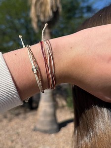 Wax Thread Bracelets-three Pack - Etsy