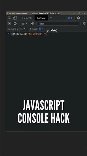 😃😃 Only 1% Developers know this Console Hack in JavaScript #shorts #javascript #programming #coding