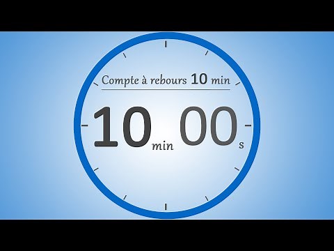 Compte à rebours 10 minutes ⏱️ | Timer 10 min