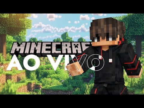 Minecraft AO VIVO Jogando Com INSCRITOS / Bedrock e Java ( LIVE ON )