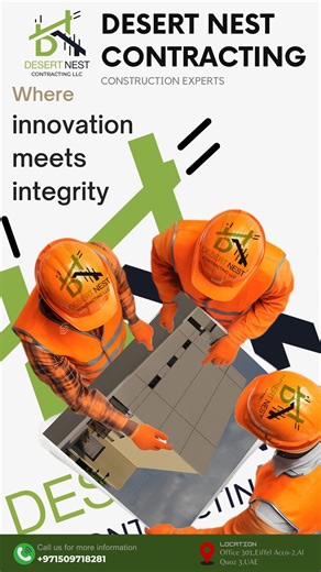 Desert Nest Contracting on Instagram: "🏗️ Warehouse Construction Services by Desert Nest Contracting At Desert Nest Contracting, we specialize in building modern, durable, and efficient warehouses designed to meet the evolving needs of businesses across Dubai and the UAE. Our expertise covers every stage of construction — from strong foundations and smart layouts to advanced structural engineering — ensuring spaces that maximize storage, streamline operations, and stand the test of time. With a