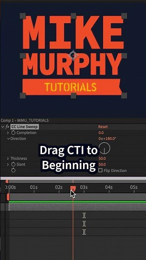 CC Line Sweep Logo Animation in After Effects