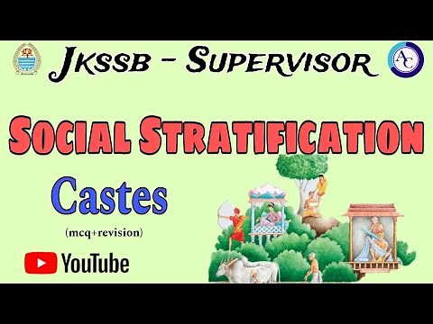 Social Stratification|Caste |JKSSB SUPERVISOR SPECIALIZATION|JKSSB|