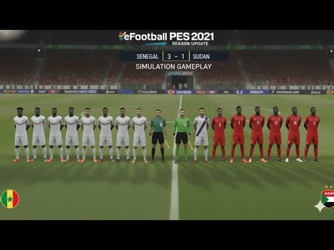 🔴 EN DIRECT : Sénégal vs Soudan – Match complet PES 2021 en direct ⚽🔥 | ​​📝