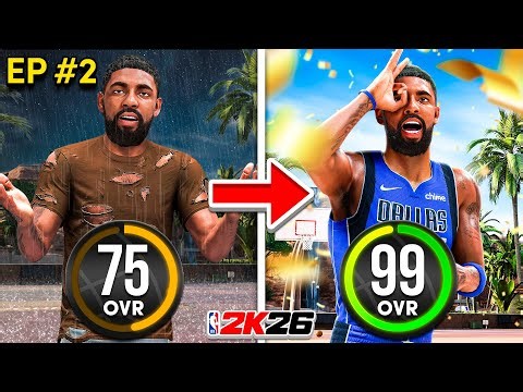KYRIE IRVING BUILD 60 OVR to 99 OVR in NBA 2K26 No Money Spent | Ep. 2