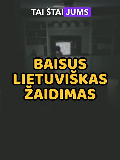Baisus Lietuviškas Siaubo Žaidimas Steam'e