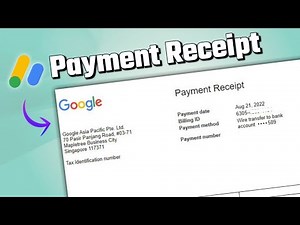 Google AdSense Payment Receipt