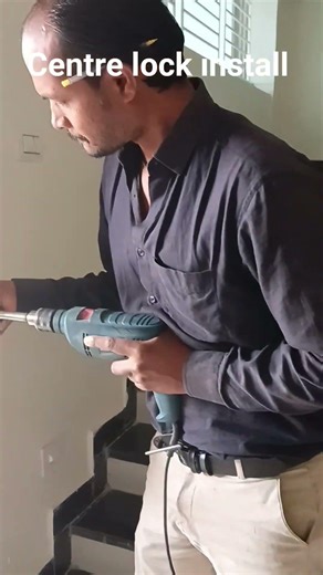 Central lock installation