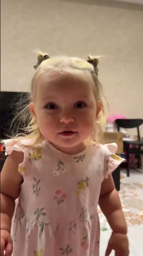 Little Girl Sings Happy Birthday Song