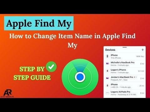 How to Change Item Name in Apple Find My