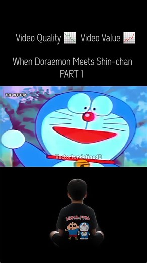 VECTOR on Instagram: "Doraemon Meets Shinchan."