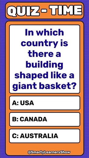 🧺🏢 Which Country Has a Basket-Shaped Building?! | Guess The Country🤯 #Shorts #Quiz