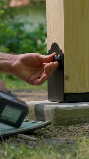 Hardware for Pergola Posts