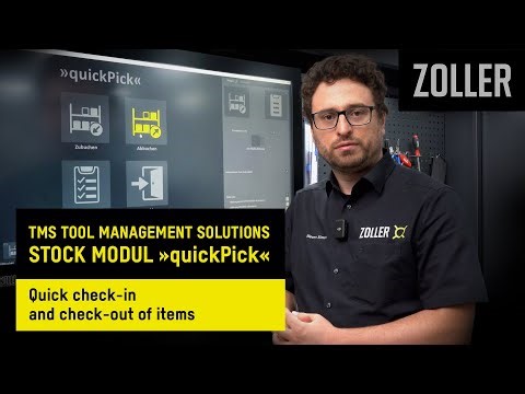 TMS Tool Managment Solutions stock modul »quickPick — Quick check-in and check-out of items